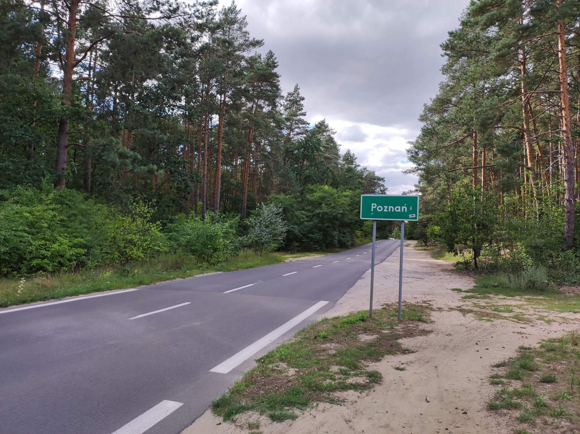 wjazd do Poznania, za chwilę Kobylepole