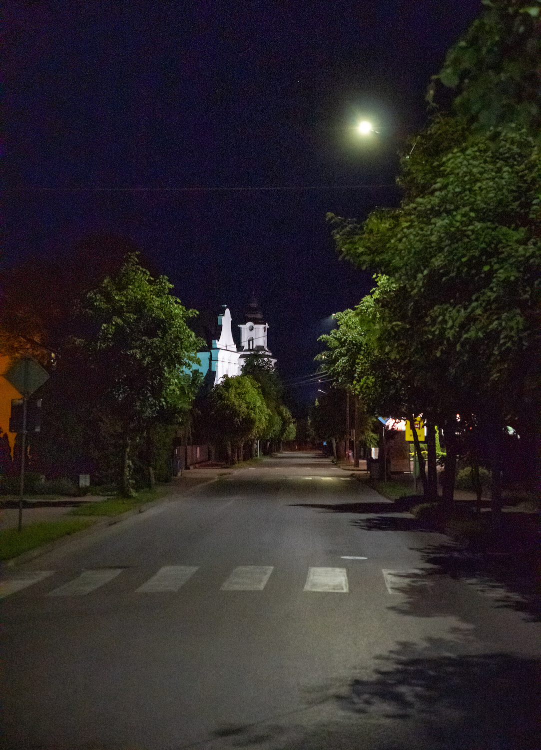 Drohiczyn nocą